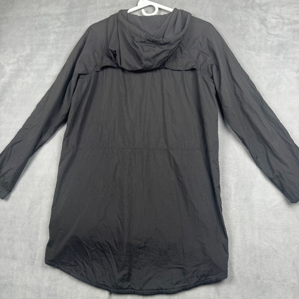 Lululemon Black seek the sky Longline Hooded Windbreaker Jacket Size 6 LW4BETS - Picture 9 of 9